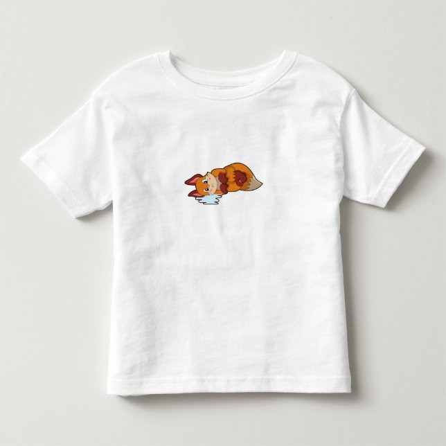 Fox at Crying Toddler T-Shirt (Front)