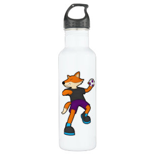 Fox at Handball player with Handball 710 Ml Water Bottle