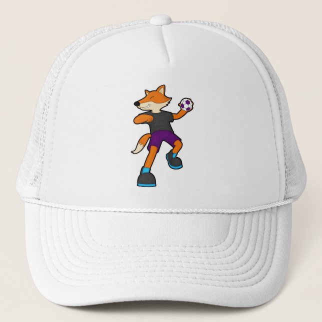 Fox at Handball player with Handball Trucker Hat (Front)