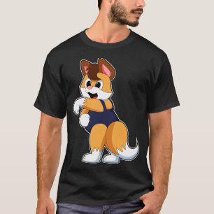 Fox at Swimming with Swimsuit T-Shirt