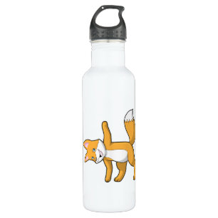 Fox at Yoga Stretching 710 Ml Water Bottle