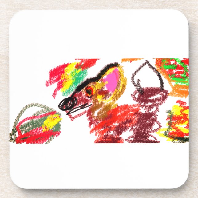 Fox Autumn lovely Coaster (Front)