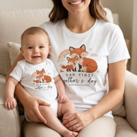 Fox Baby and Mum First Mother’s Day Soft Pastel