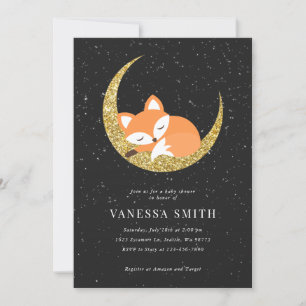 Fox Baby Shower Invitation