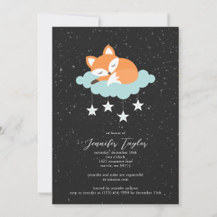 Fox Baby Shower Invitation