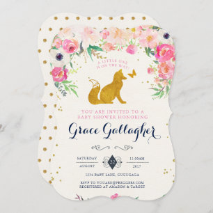 Fox Baby Shower Invitation
