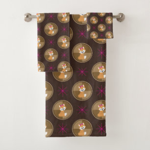 Fox Bath Towel Set