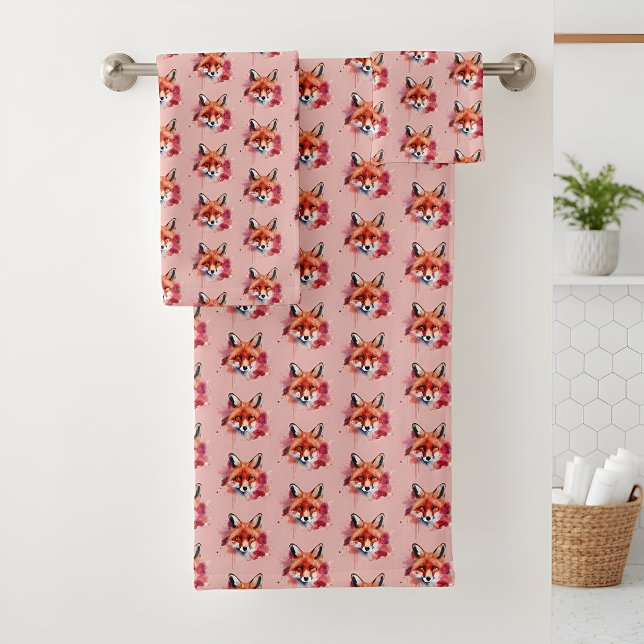 Fox Bath Towel Set (Creator Uploaded)
