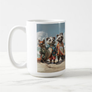 Fox Beach Bandits Surfers Coffee Mug