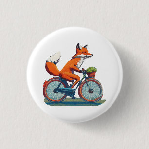 Fox Bicycle 3 Cm Round Badge