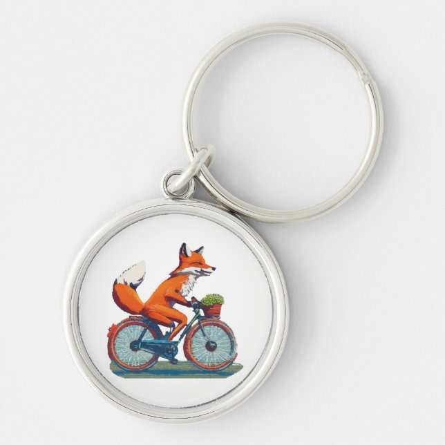 Fox Bicycle Key Ring (Front)