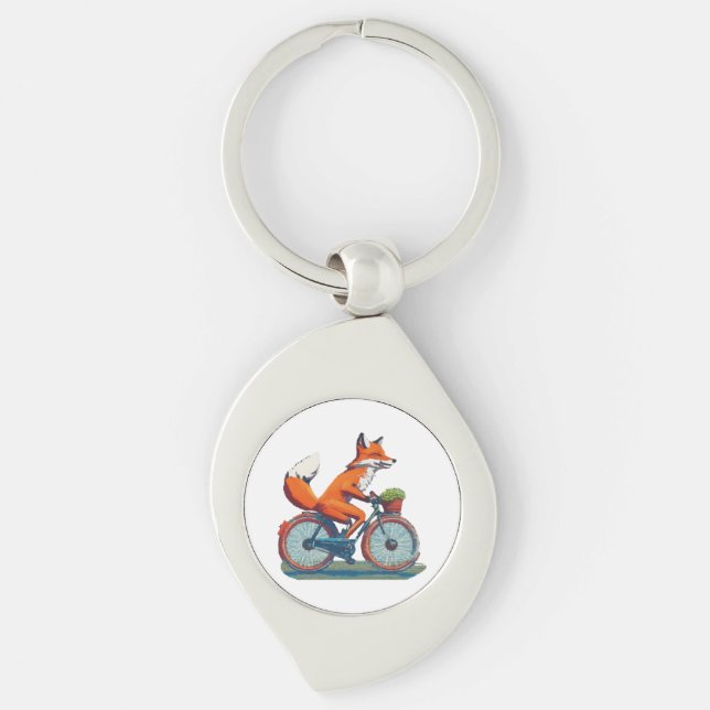 Fox Bicycle Key Ring (Front)