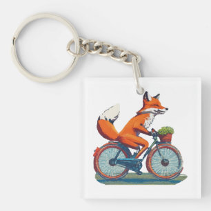 Fox Bicycle Key Ring