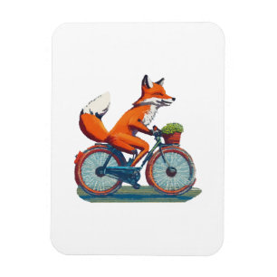 Fox Bicycle Magnet