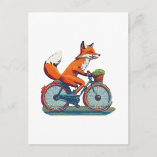Fox Bicycle Postcard