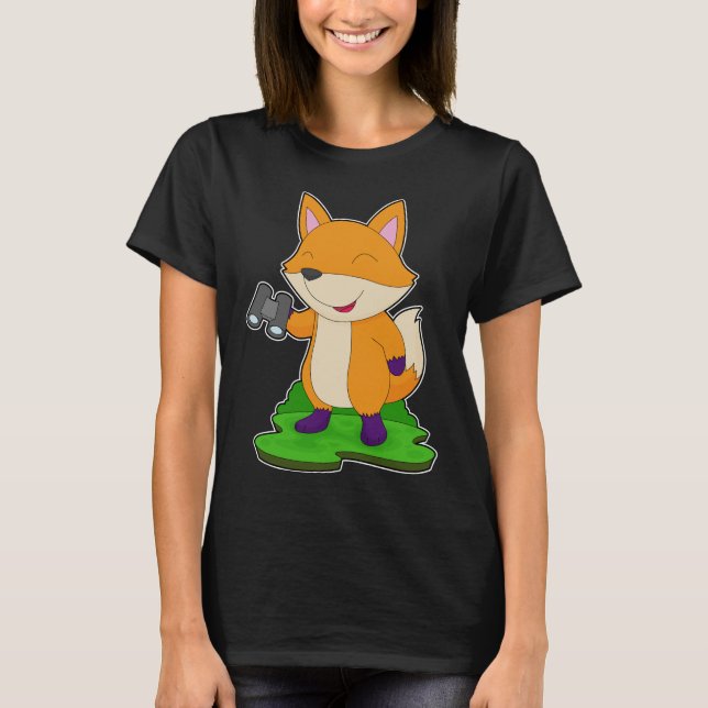 Fox Binoculars T-Shirt (Front)