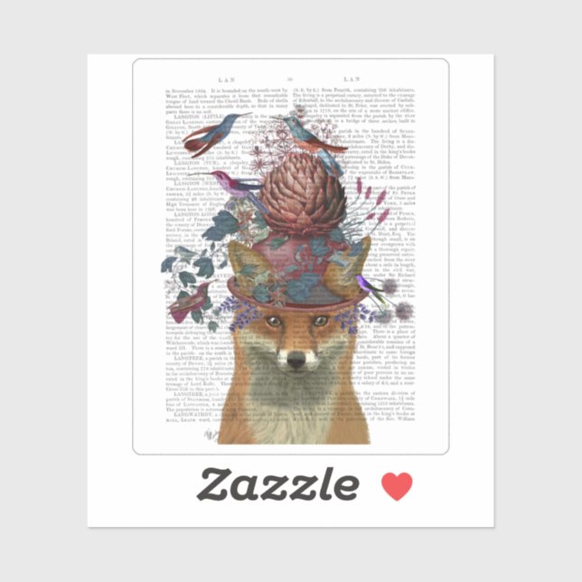 Fox Birdkeeper with Artichoke (Sheet)