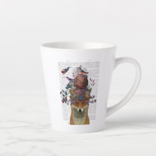 Fox Birdkeeper with Artichoke Latte Mug