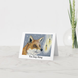 Fox Birthday Card