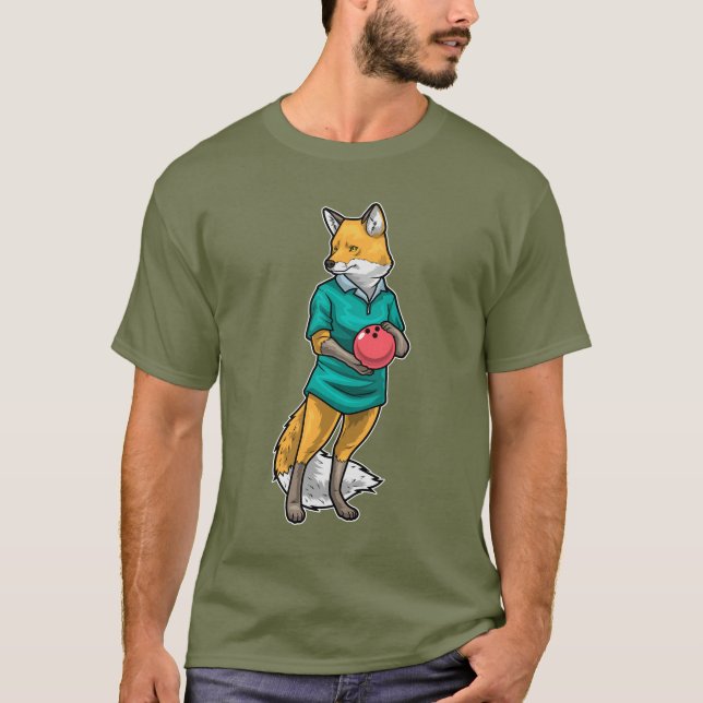 Fox Bowling Bowling ball T-Shirt (Front)