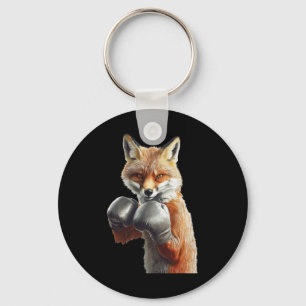 Fox Boxing Key Ring