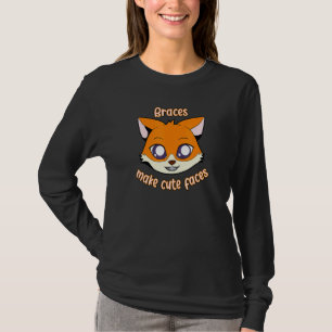 Fox Braces Make Cute Faces T-Shirt