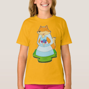 Fox Bride Veil Wedding T-Shirt
