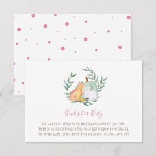 Fox Bring-a-Book Card – November Baby Shower