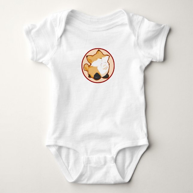 Fox Cadet - Infant Baby Bodysuit (Front)
