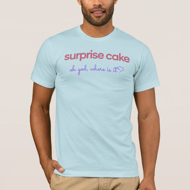 Fox Cake Fun Tech Office T-Shirt (Front)