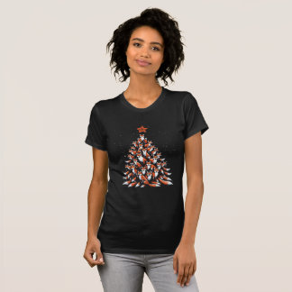 Fox Christmas Tree Fox Xmas Tree  T-Shirt