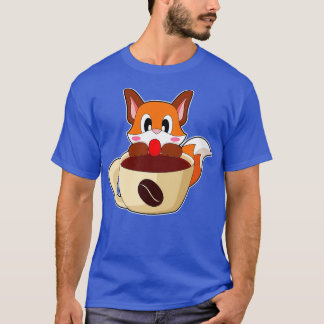 Fox Coffee Cup T-Shirt