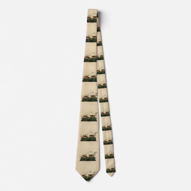 Fox-coloured Sparrow - Audubon's Birds of America Tie (Front)