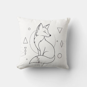 Fox Colouring Book Pillow