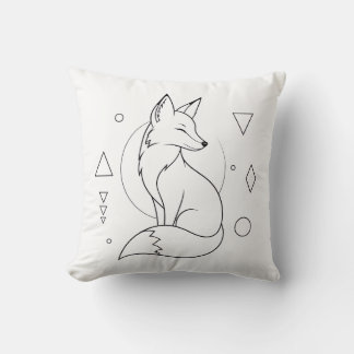 Fox Colouring Book Pillow