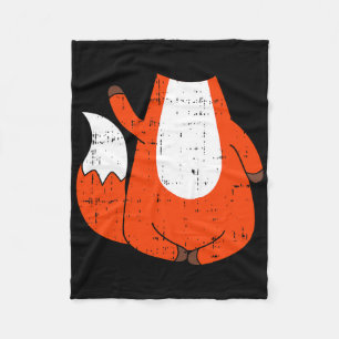 Fox Costume Cute Easy Animal Halloween Gift Fleece Blanket