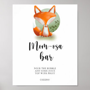 Fox cub \ Mum-osa bar Poster