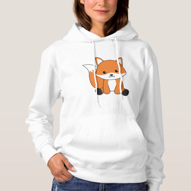 Fox Cute Forest Animal Foxes Red Fox Hoodie (Front)