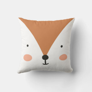 Fox Cute Green nursery Baby Room Cushion