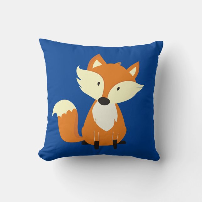 FOX CUTE WOODLAND NURSERY KIDS PILLOW (Front)