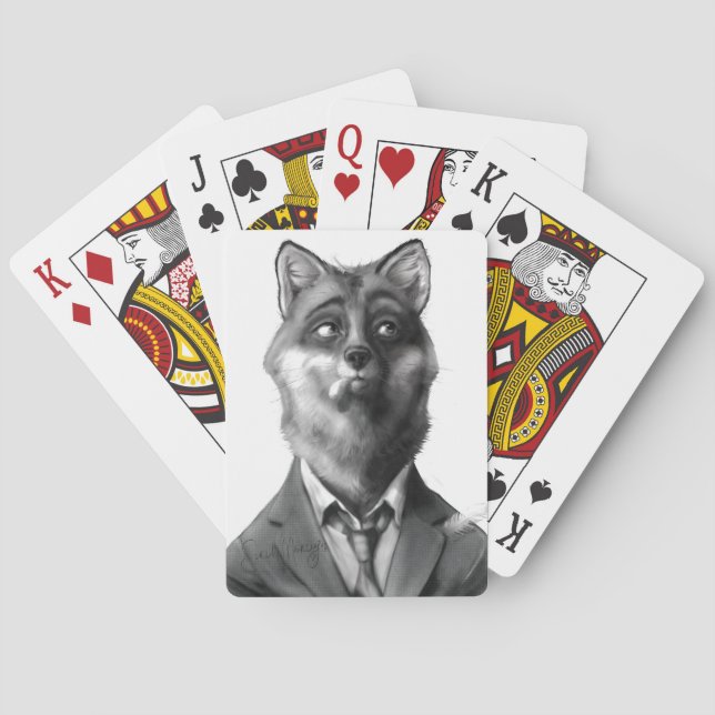 Fox Deck of Playing Cards (Back)
