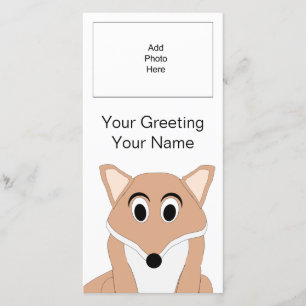 Fox Design Add Image Photo Card