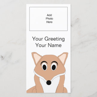 Fox Design Add Image Photo Card