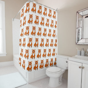 Fox Design Shower Curtain