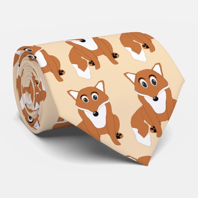 Fox Design Tie (Rolled)