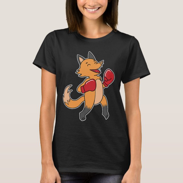 Fox Does Boxing  T-Shirt (Front)