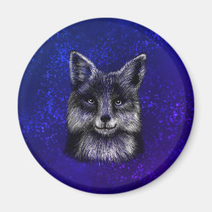 Fox drawing magnet