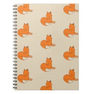 Fox Drawing Photo Notebook