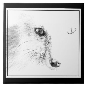  Fox Face      Ceramic Tile