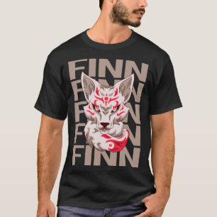 Fox Face - Finn Name T-Shirt